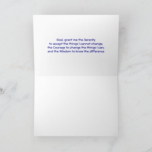 De kaart van de "Blauwe Ster" van één Dag (Binnen)