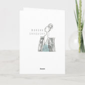 De Kaart van de Blazer van de mode (Achterkant)