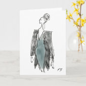 De Kaart van de Blazer van de mode (Gele Bloem)