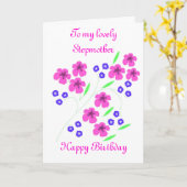 De kaart van de Bloem van de Verjaardag van de (Gele Bloem)