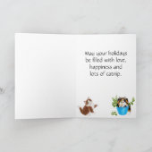 De Kaart van de Boom van de Kat van de vakantie (Binnen)