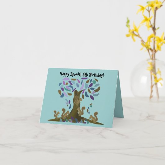 De Kaart van de boomhut van de eekhoorn (Gele Bloem)