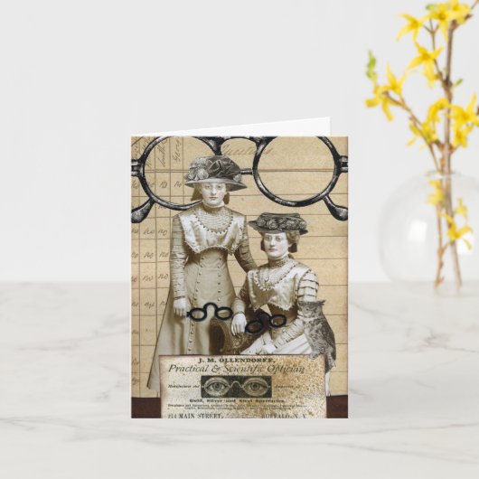 De Kaart van de Bril van Steampunk (Gele Bloem)