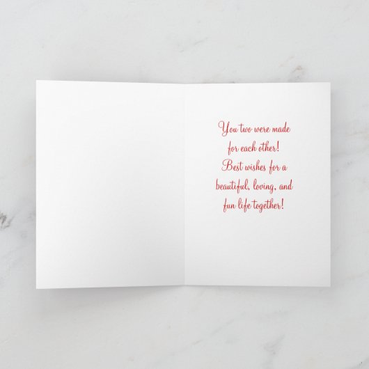 De Kaart van de Bruid & van de Bruidegom van de (Binnen)