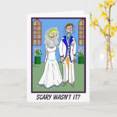 De kaart van de BRUIDEGOM EN van het huwelijk van (Gele Bloem)