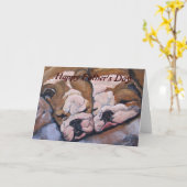 De Kaart van de buldog (Gele Bloem)