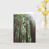 De Kaart "van de Californische sequoia's van (Gele Bloem)