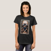 De Kaart van de Cat Lady Tarot T-shirt (Voorkant volledig)