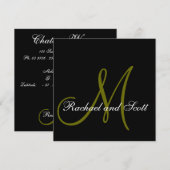 De Kaart van de ceremonie (Voorkant / Achterkant)