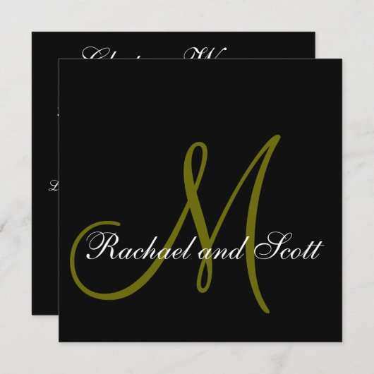 De Kaart van de ceremonie (Voorkant / Achterkant)