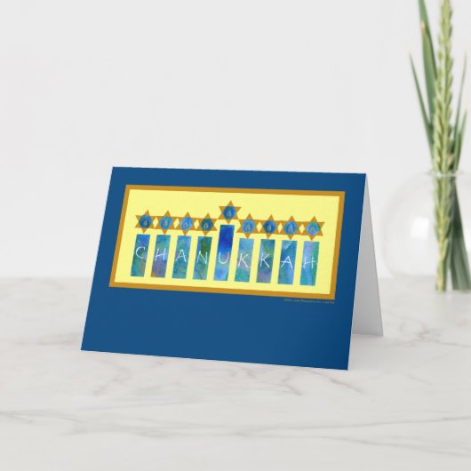 De Kaart van de Chanoeka (Voorkant)