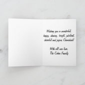 De Kaart van de Chanoeka van het neon (Binnen)