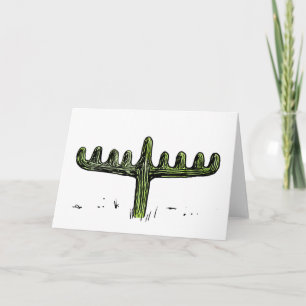 De Kaart van de Chanoeka van Menorah van Saguaro