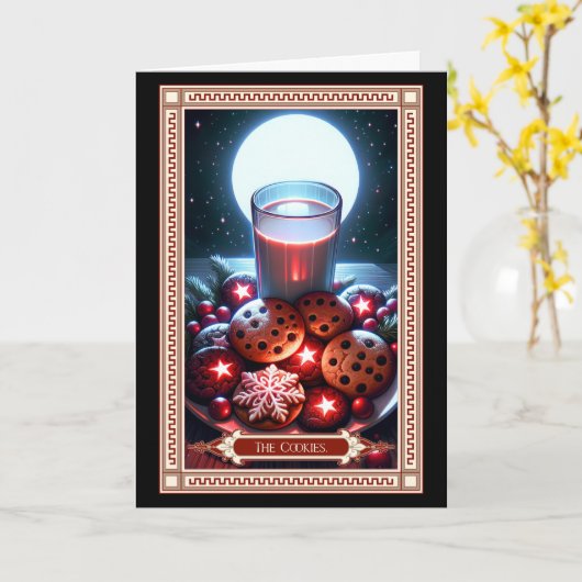 De Kaart van de Christmas Cookie Tarot (Gele Bloem)
