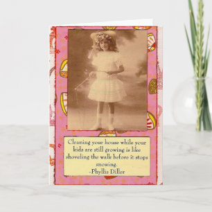 De Kaart van de Collage van het Citaat van Diller