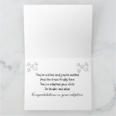 de kaart van de congatulationsgoedkeuring (Binnen)