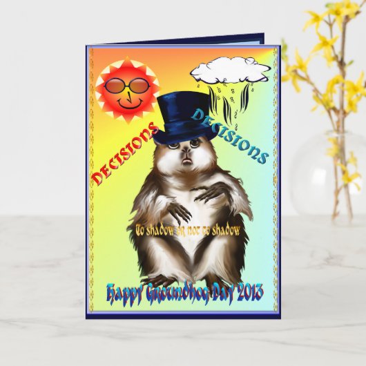 De Kaart van de Dag besluit-besluit-Groundhog (Gele Bloem)