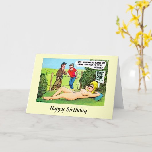 De Kaart van de dag - Golf - in de Rough (Gele Bloem)