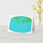 De kaart van de Dag van de aarde (Gele Bloem)