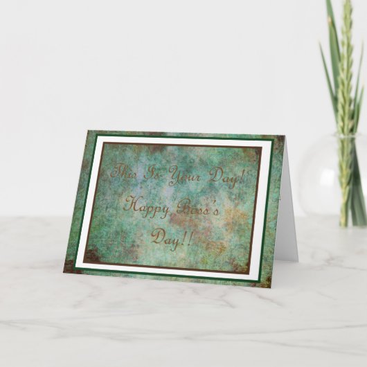 De Kaart van de Dag van de gelukkige Werkgever! (Voorkant)