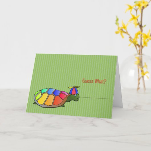 De Kaart van de Dag van de leuke Dwaas van April (Gele Bloem)