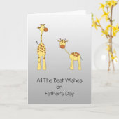 De Kaart van de Dag van de Vaders van het Ontwerp (Gele Bloem)