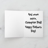 De Kaart van de Dag van de Vaders van het tennis (Binnen)