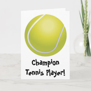 De Kaart van de Dag van de Vaders van het tennis