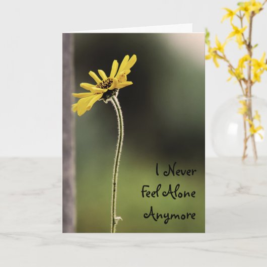 De Kaart van de Dag van de vriendschap (Gele Bloem)