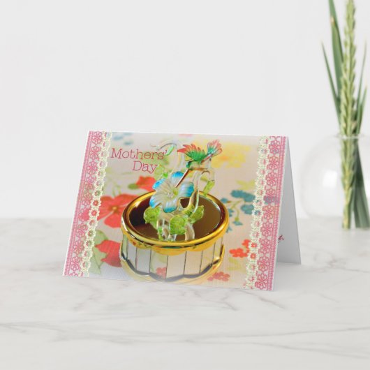 De Kaart van de Dag van gelukkige Mather met (Voorkant)