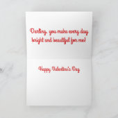 De kaart van de Dag van gelukkige Valentinne (Binnen)