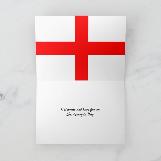 De kaart van de Dag van heilige George, St. (Binnen)