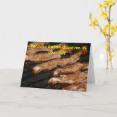 De kaart van de Dag van het bacon (Gele Bloem)