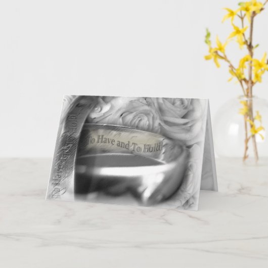 De Kaart van de Dag van het huwelijk (Gele Bloem)