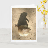 De Kaart van de Dag van het Varken van de grond (Gele Bloem)