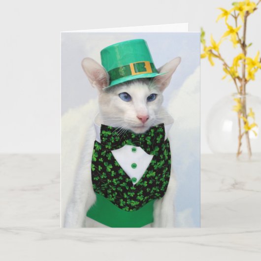 De Kaart van de Dag van McCat St Patrick van (Gele Bloem)