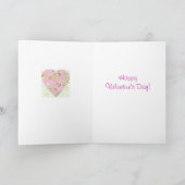 De Kaart van de Dag van Roze CollageValentine van (Binnen)