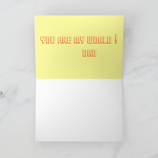 De Kaart van de Dag van vaders (Binnen)