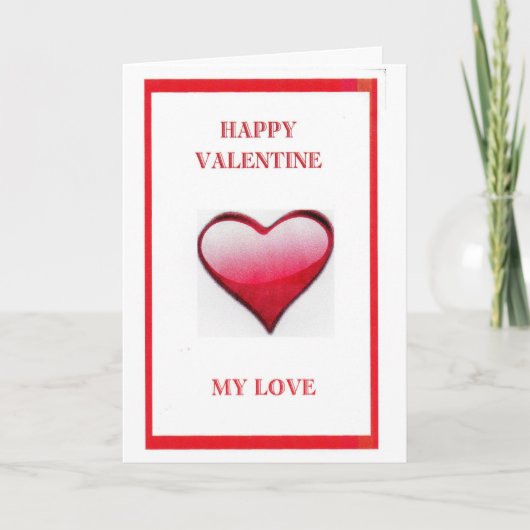 De Kaart van de Dag van Valentijn voor Vrouw (Voorkant)