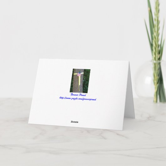 De Kaart van de Dag van veteranen, het Comfort van (Achterkant)