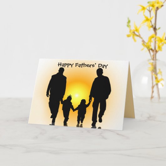 De Kaart van de Dag van vrolijke Vaders voor (Gele Bloem)