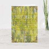 De Kaart van de Dag van vrouwen (Voorkant)