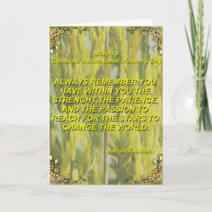 De Kaart van de Dag van vrouwen