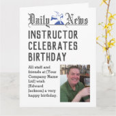 De Kaart van de Dagen van de instructeur aan Perso (Gele Bloem)