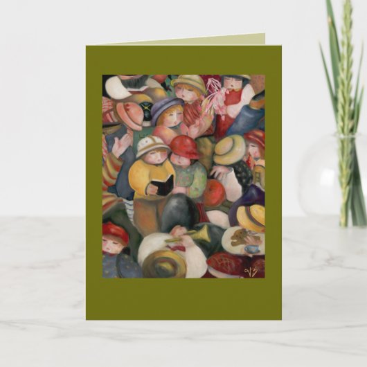 De kaart van de Dagen van de school (Voorkant)