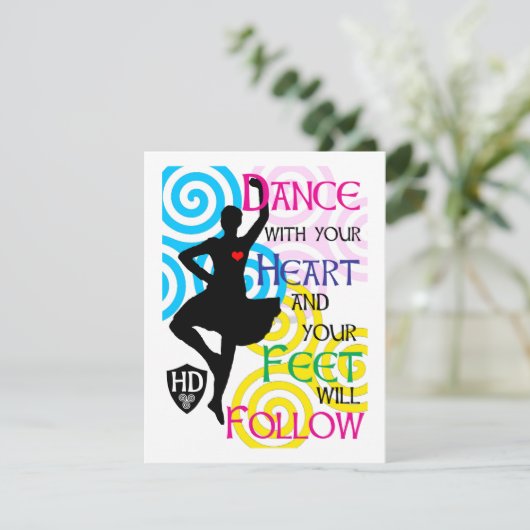 De Kaart van de Danser van het hoogland (Staand voorkant)