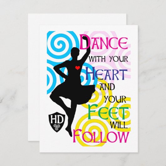 De Kaart van de Danser van het hoogland (Voorkant / Achterkant)