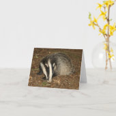 De kaart van de dassengroeten van Brockwatch (Gele Bloem)