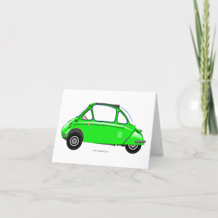 De kaart van de de autogroet van de Bel van Trogan