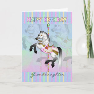 De kaart van de de carrouselverjaardag van de